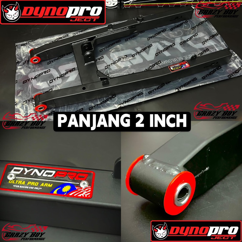 ️free Cover Rantai️dynopro Ultra Standard Swing Arm Panjang 2 Inch Y15zr Y16zr Lc135 Pnp 8954