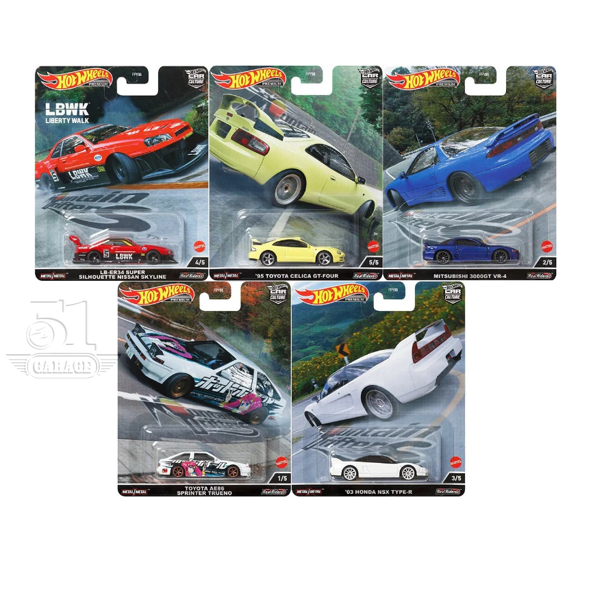 Hot Wheels Premium 2022 Car Culture Mountain Drifters - LB-ER34 Super ...