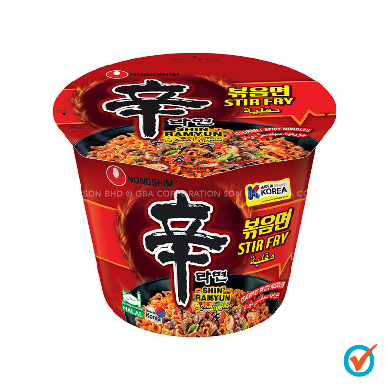 Nongshim Shin Stir Fry Ramyun (BOWL) 103g | Shopee Philippines