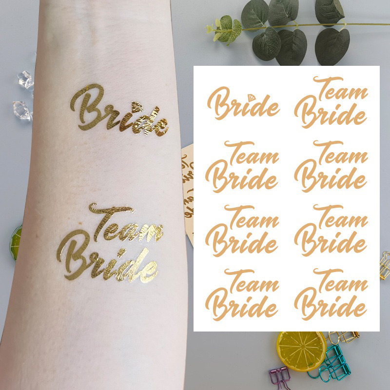 ️24 HOURS LOCAL SHIP ️Bride to Be & Team Bride Hand Stickers Bridal ...