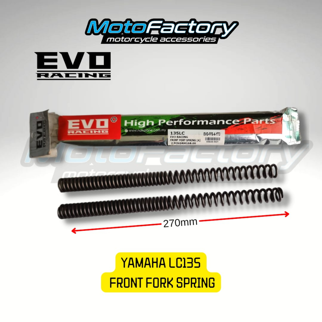 YAMAHA LC135 EVO RACING FRONT FORK SPRING SETS (2PCS) | Shopee Philippines