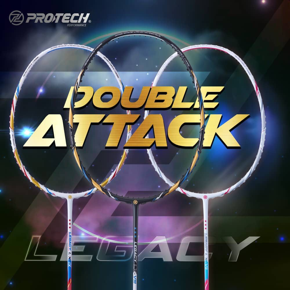 Protech LEGACY LX-VII / LX-VIII / LX-IX Badminton Racket (MAX 36LBS ...