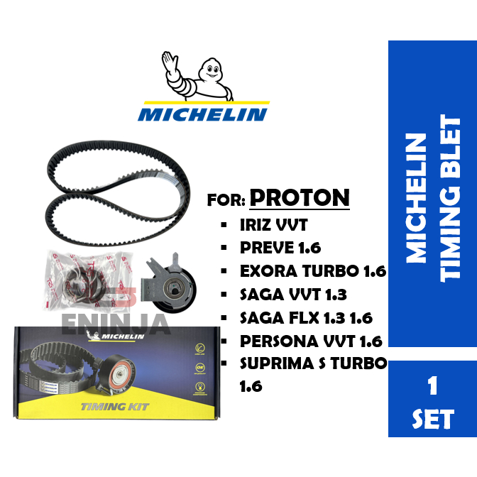 MICHELIN Timing Belt Set Proton Saga Flx/ Iriz/ Exora Bolt/ Preve/ Suprima Turbo/ Persona New