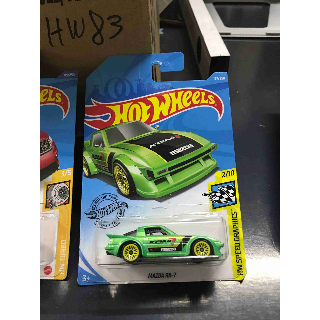 Mattel Hotwheels Mazda RX-7 GREEN Price for 1 (HW83) | Shopee Philippines