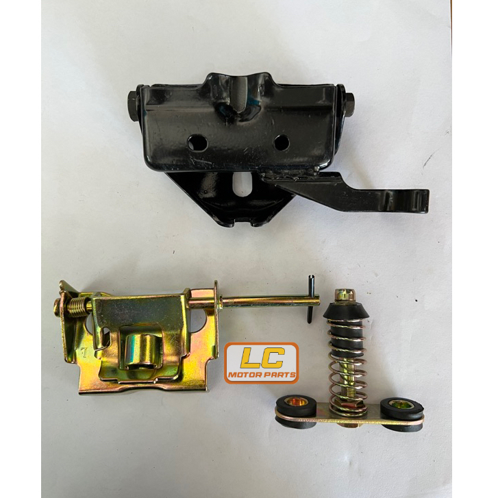 HONDA EX5 SEAT LOCK BRACKET HINGE BRACKET SET COMPLETE SEAT LOCK CATCH