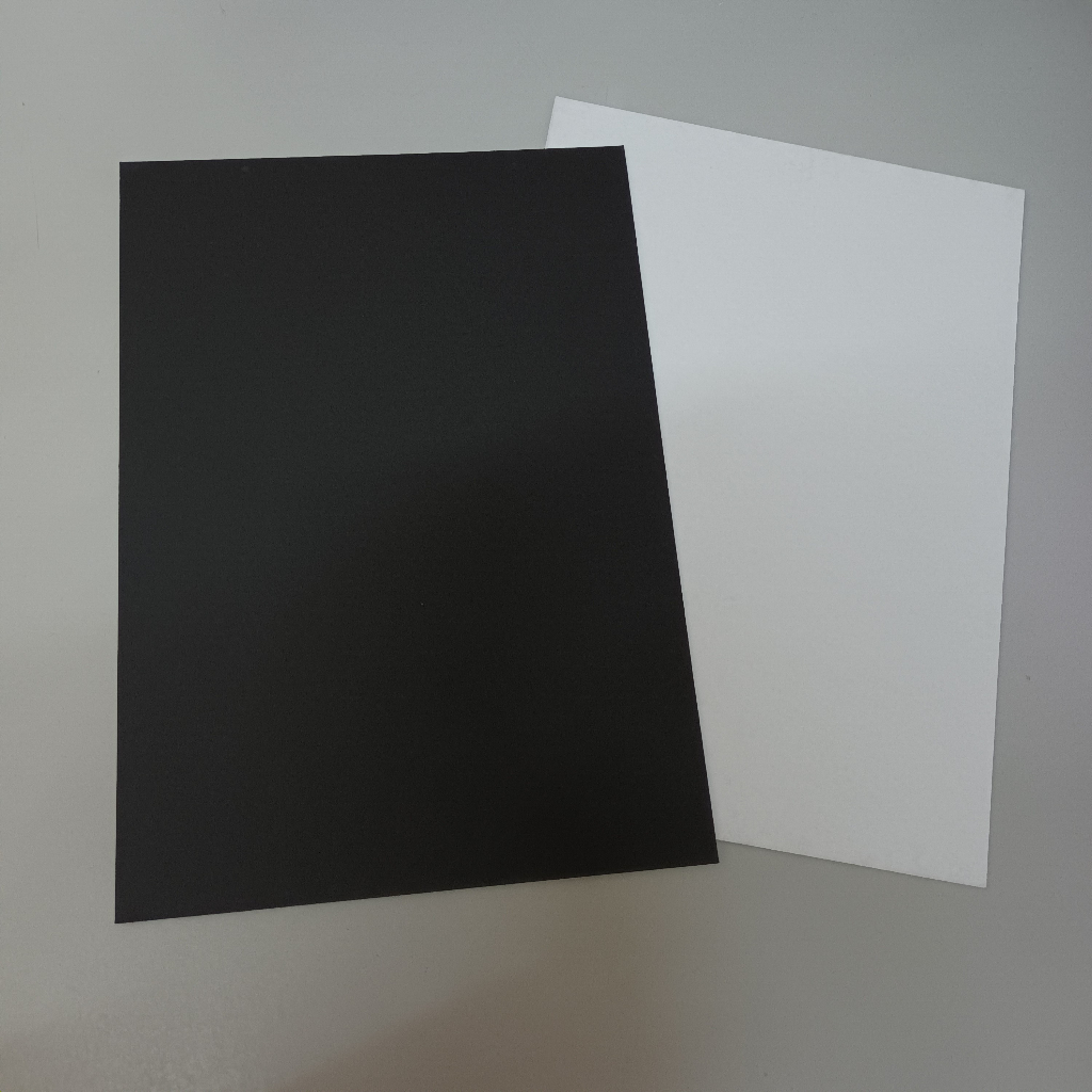 Black Mounting Board A4 Size / CardBoard / Kad Board A4 | Shopee ...