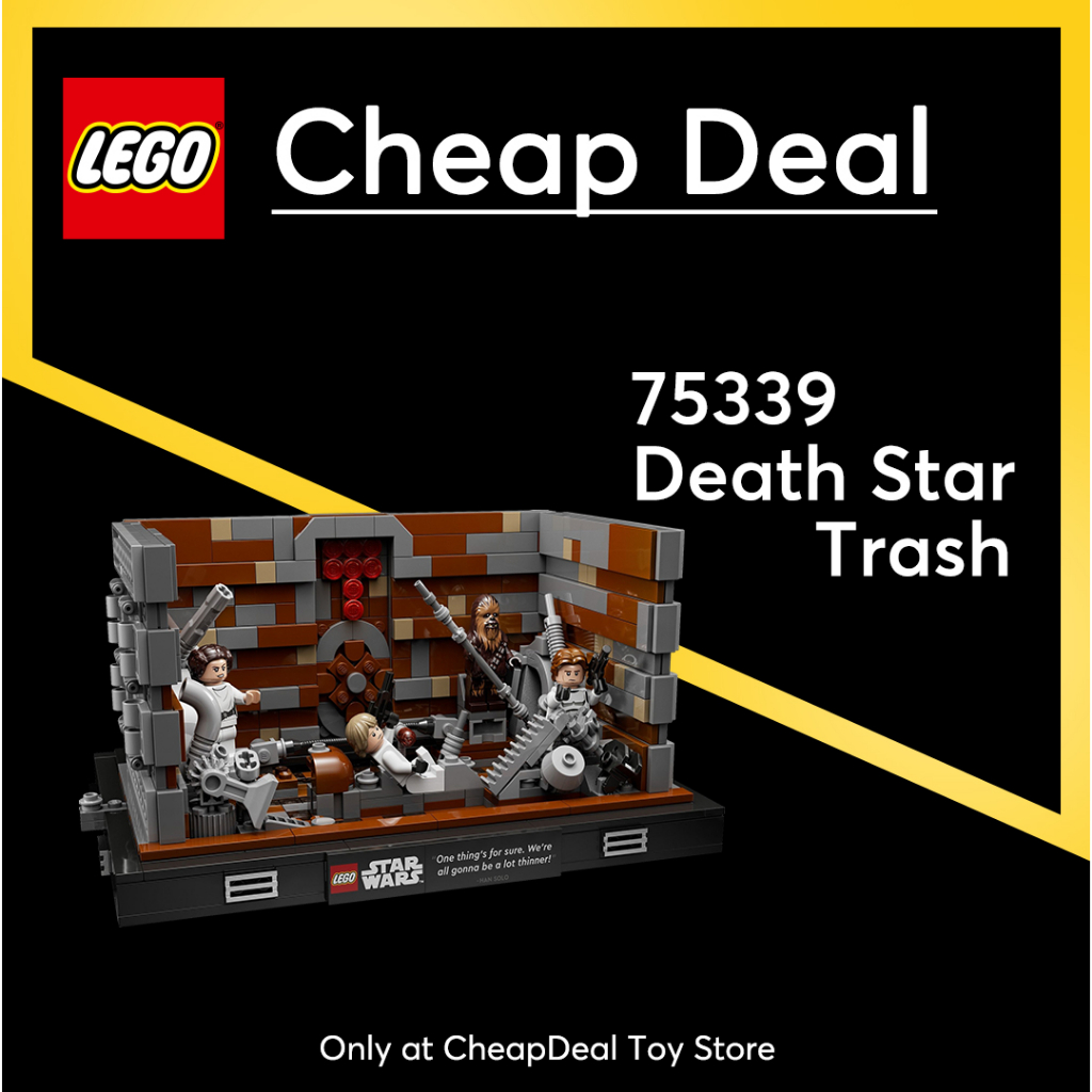 - LEGO Star Wars 75339 Death Star Trash Compactor Diorama (802 Pieces ...