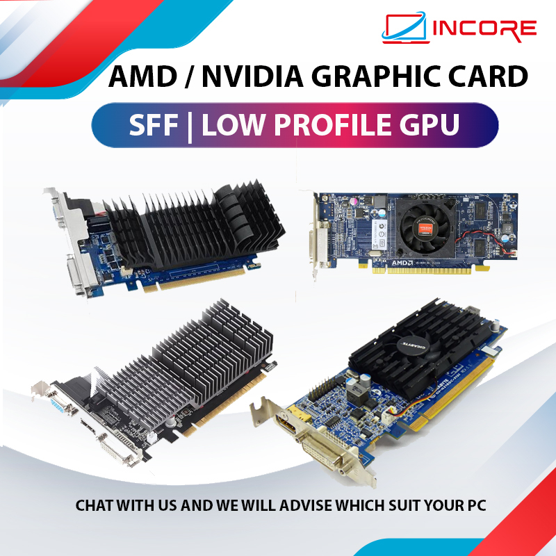 Mix Brand Low Profile Nvidia Graphic Card for SFF PC Desktop GPU PCIE