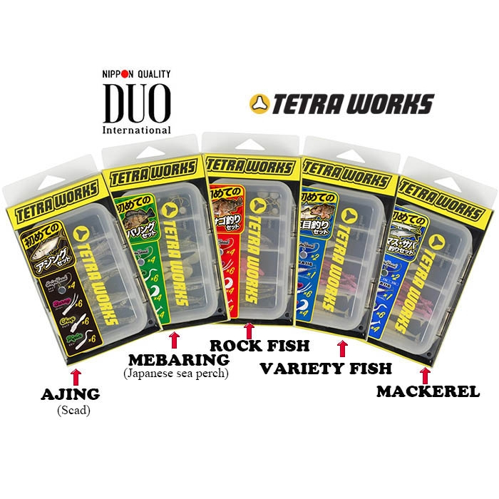Duo Soft Leurre Tetra Works Starter Set Aji (2300