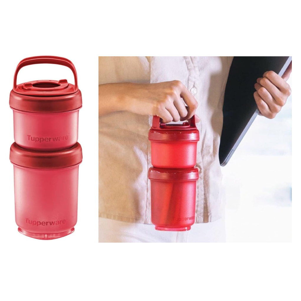 Tupperware Twist N Snack Food Storage Food Container & Jars Bekas ...