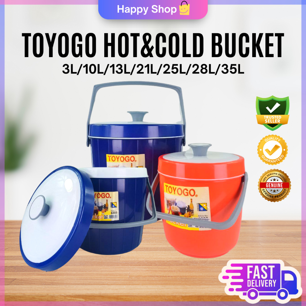 TOYOGO/BETTERWARE RICE KEEPER HOT & COLD BUCKET FLASK CONTAINER WITH ...