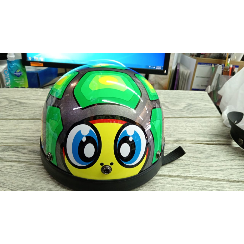 HELMET TURTLE GREY / BLUE/BLACK | Shopee Philippines