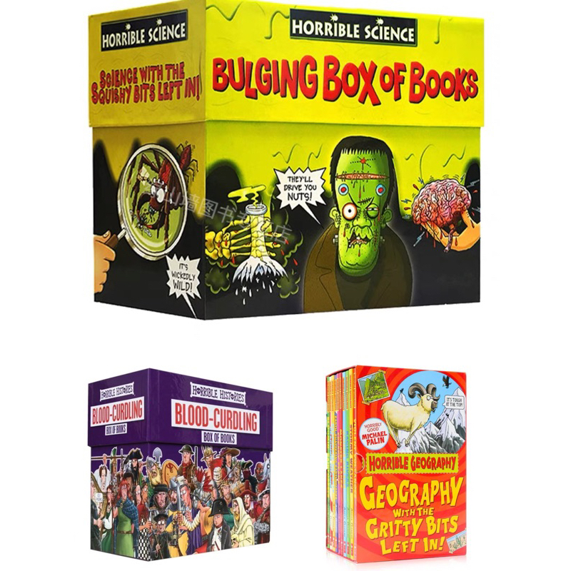 Horrible Science Horrible Histories 20 books box set horrible geography ...