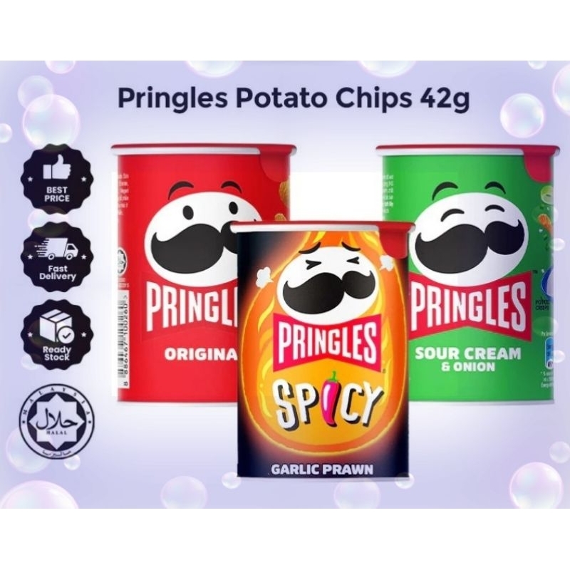Pringles Potato Chips 42g [Assorted] Shopee Philippines