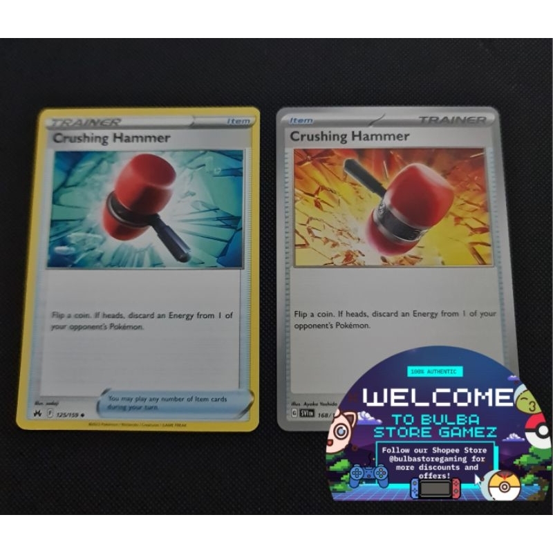 Crushing Hammer NA RH 125/159 CZ Crown Zenith 168/198 SV01 Pokemon TCG Card Game Scarlet