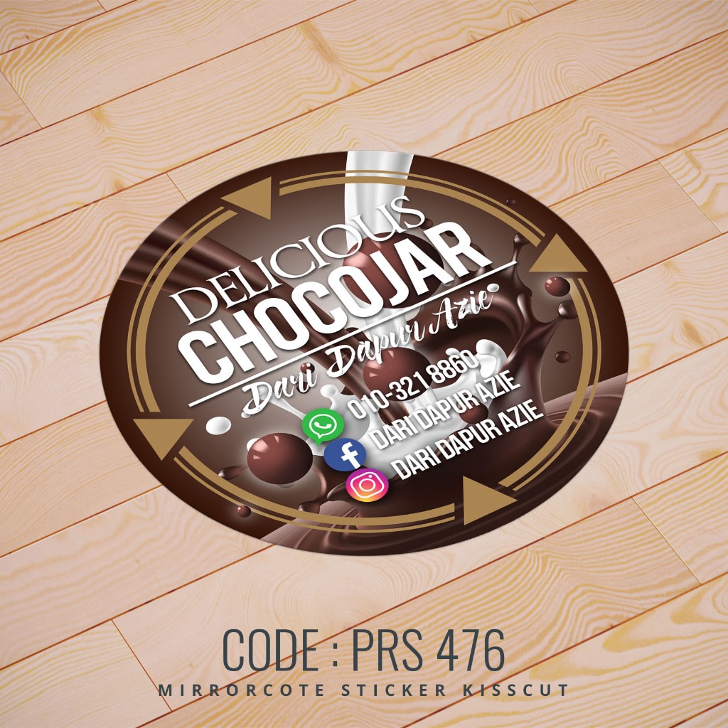 STICKER CHOCOJAR, CHOCOLATE LELEH, COKELAT BALANG | Shopee Philippines