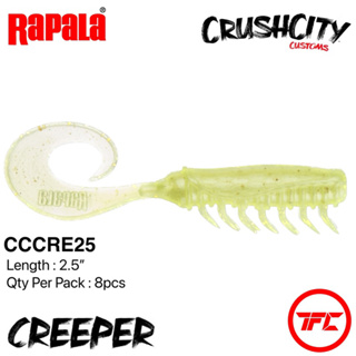 2023 New RAPALA Crush City Soft Baits Creeper Heavy Hitter The