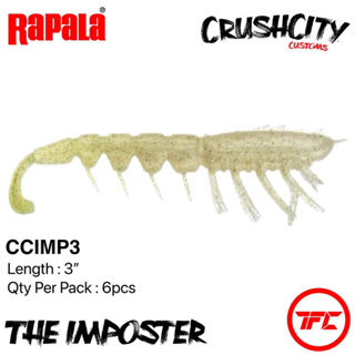 2023 New RAPALA Crush City Soft Baits Creeper Heavy Hitter The Jerk The  Suspect