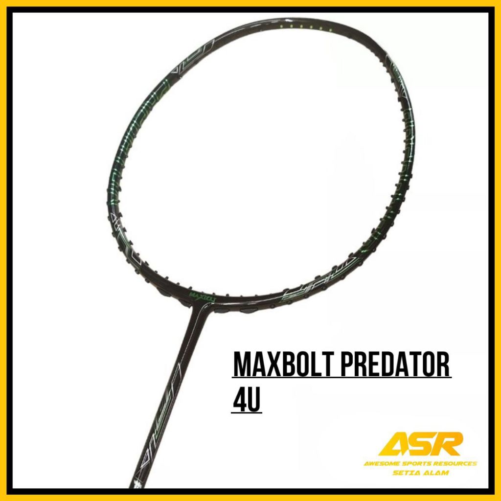 Maxbolt Head Heavy Badminton Racket Predator ( Frame Only ) Shopee