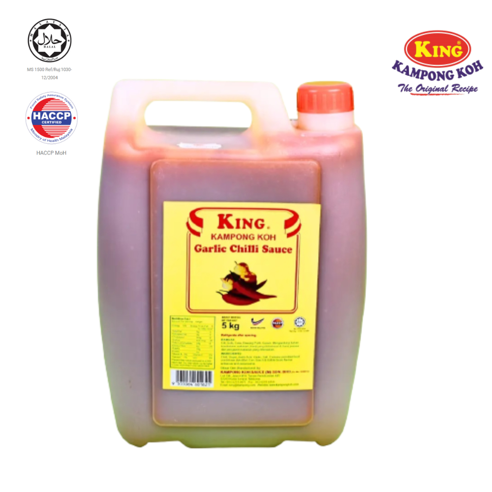 KING KAMPONG KOH Garlic Chilli Sauce 5kg Jerry can | Shopee Philippines