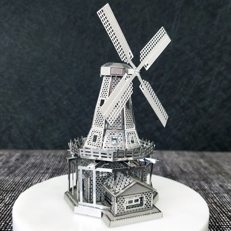 Metal Earth Windmill 3D Laser Cut DIY Model Hobby Build Building Kit ...