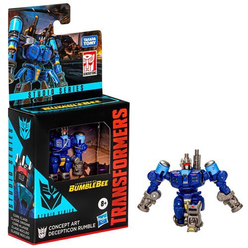 Transformers Studio Series Core Class Concept Art Rumble | Shopee ...