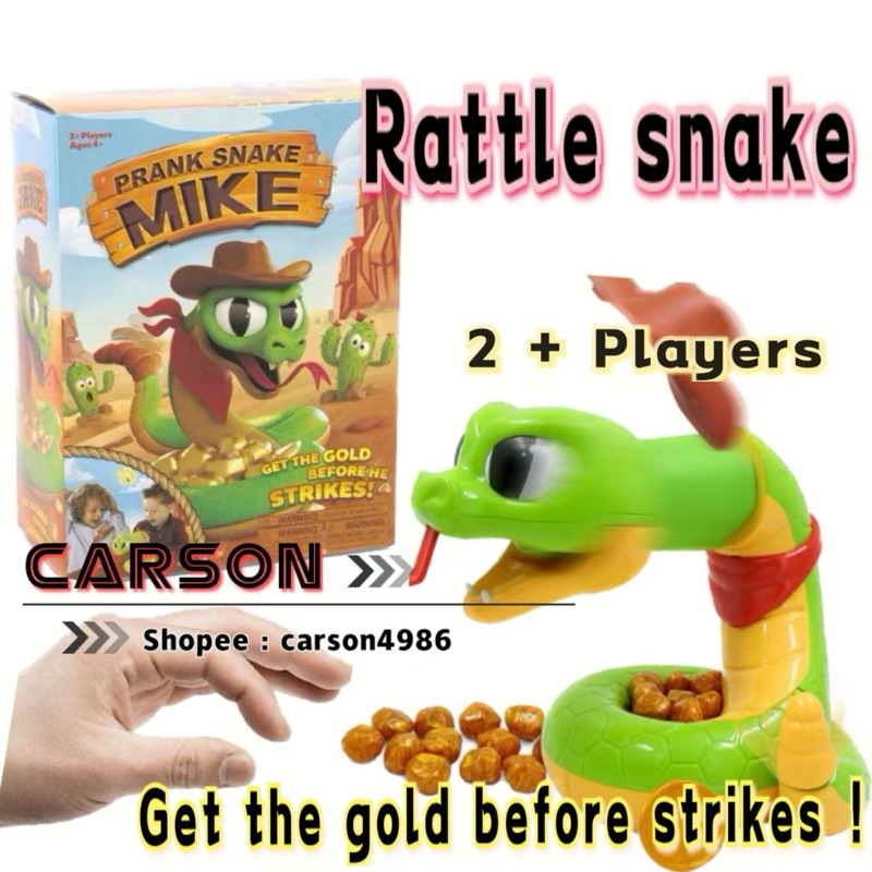 Electric Scary Rattlesnake Tricky Toys Fun Snake Party Game Biting Hand ...
