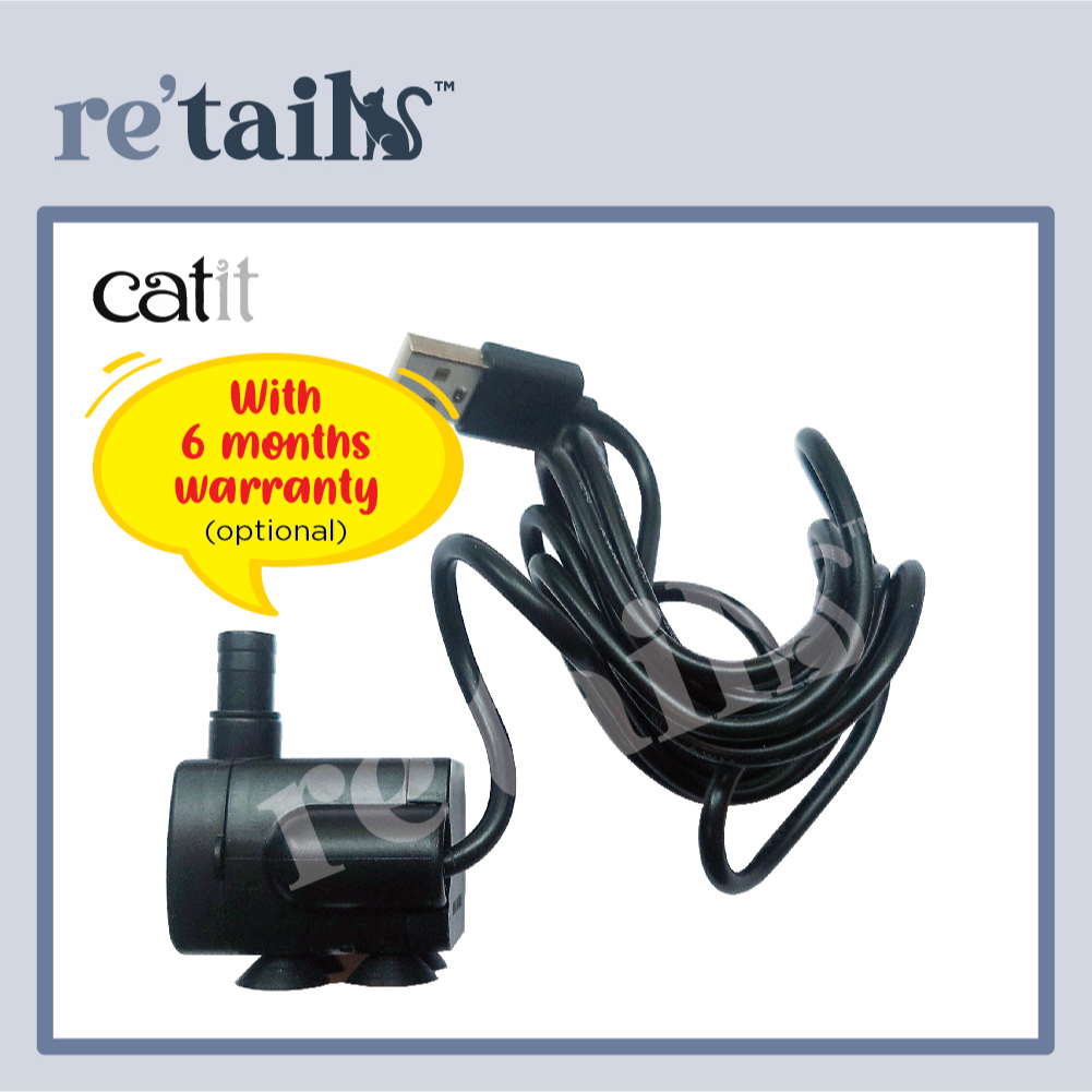 Catit Drinking Fountain Water Pump Replacement (with optional warranty