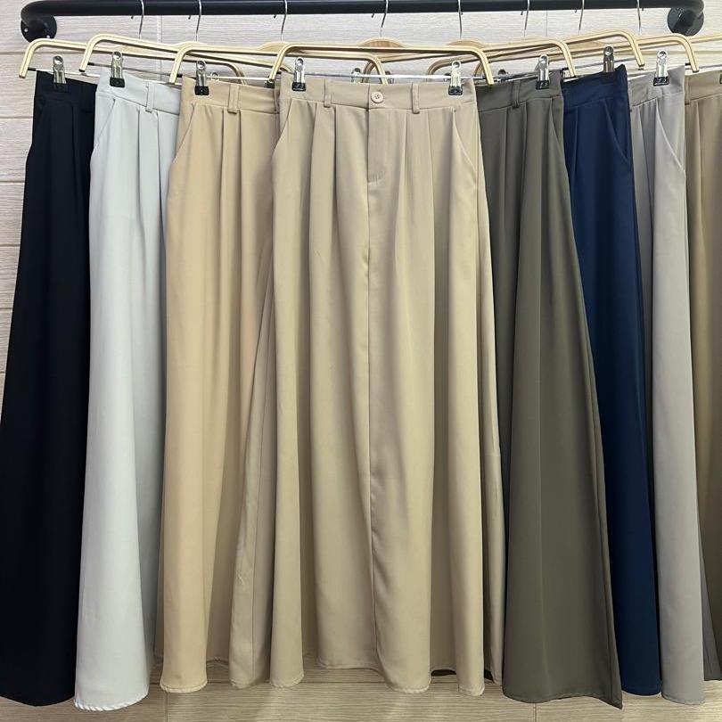 Woman New Arrival Cotton Slack Long Skirt - SK23381 | Shopee Philippines