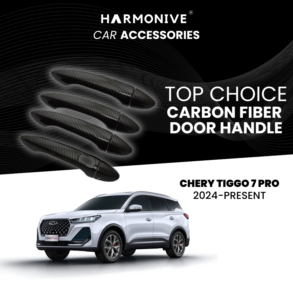 Harmonive Door Handle Carbon Fiber Covers Chery Tiggo 7 Pro (2024 ...