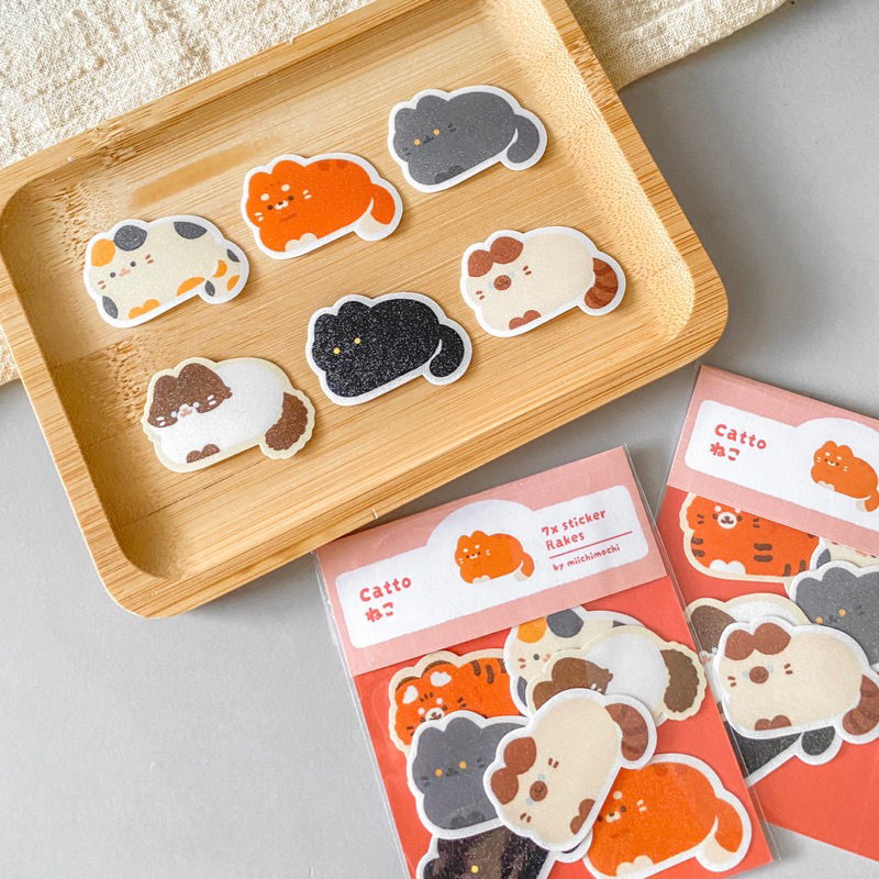 miichimochi catto sticker pack | Shopee Philippines