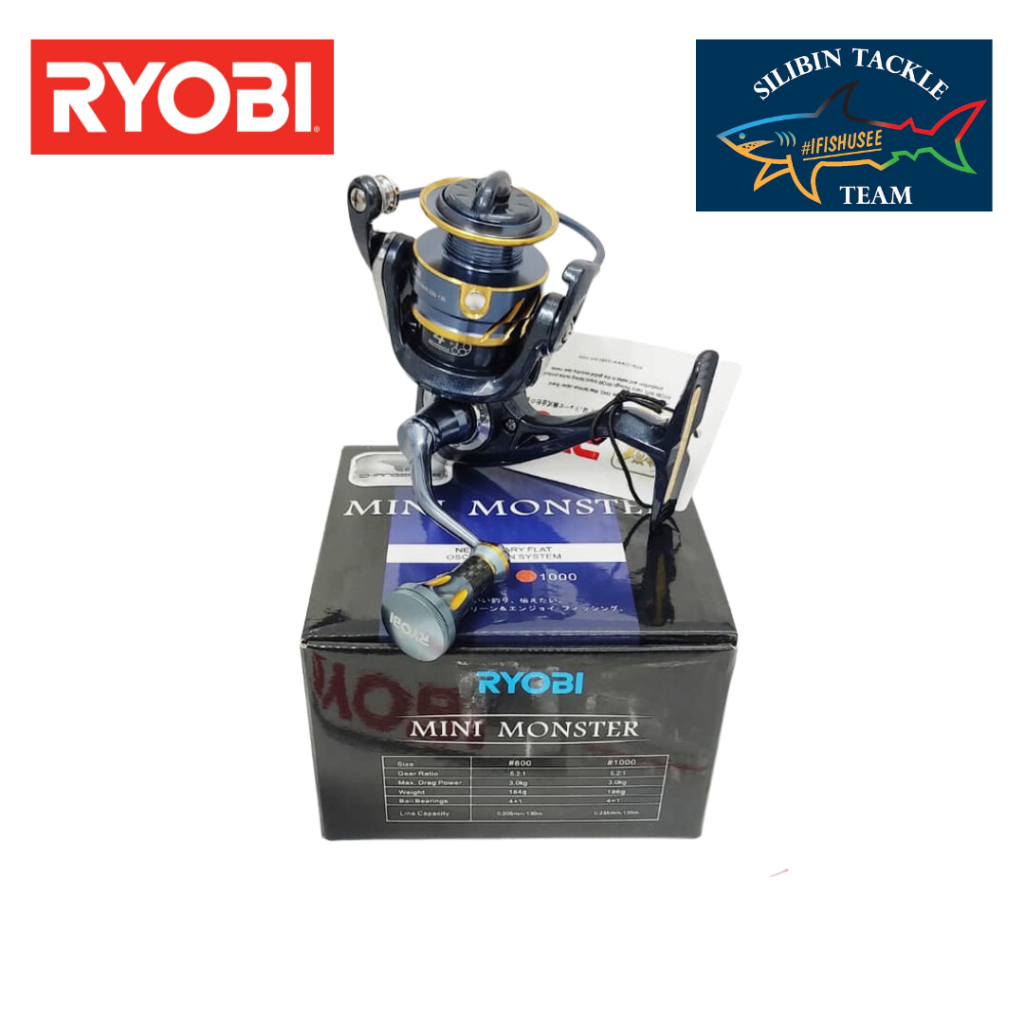 RYOBI MINI MONSTER New Model Spinning FISHING REEL | Shopee Philippines