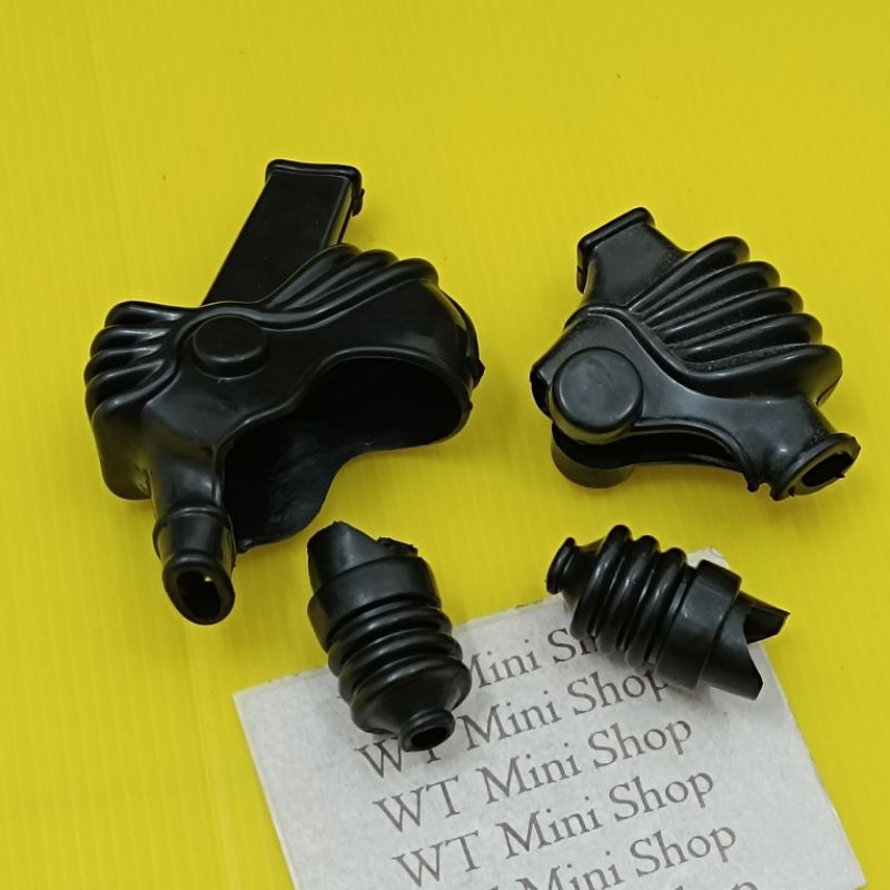 YAMAHA RXZ RXZ135 HANDLE LEVER RUBBER CLUTCH BRAKE LEVER RUBBER SET WT ...