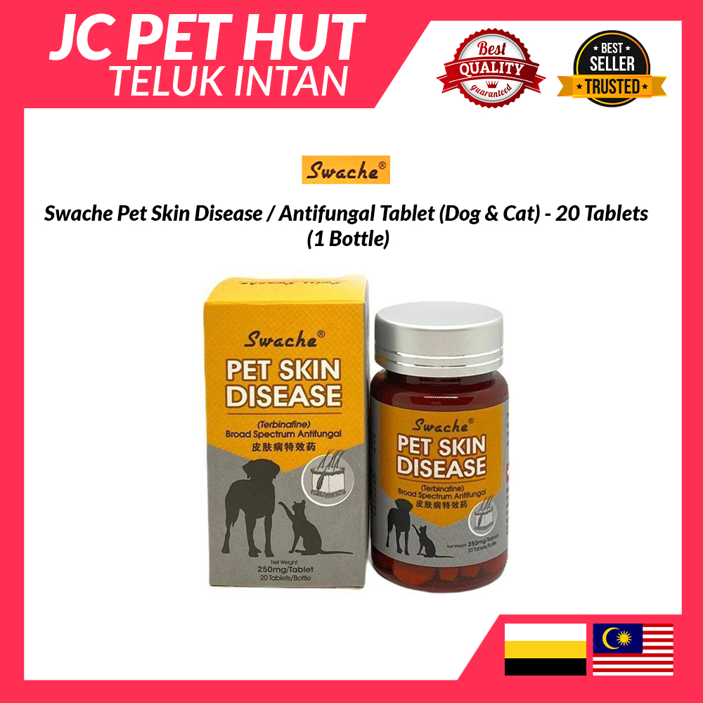 Swache Pet Skin Disease Antifungal Tablet (Dog & Cat) 20 Tablets