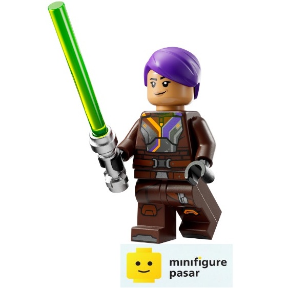 Sw1302 Lego Star Wars Ahsoka 75362 - Sabine Wren Minifigure W Hair ...