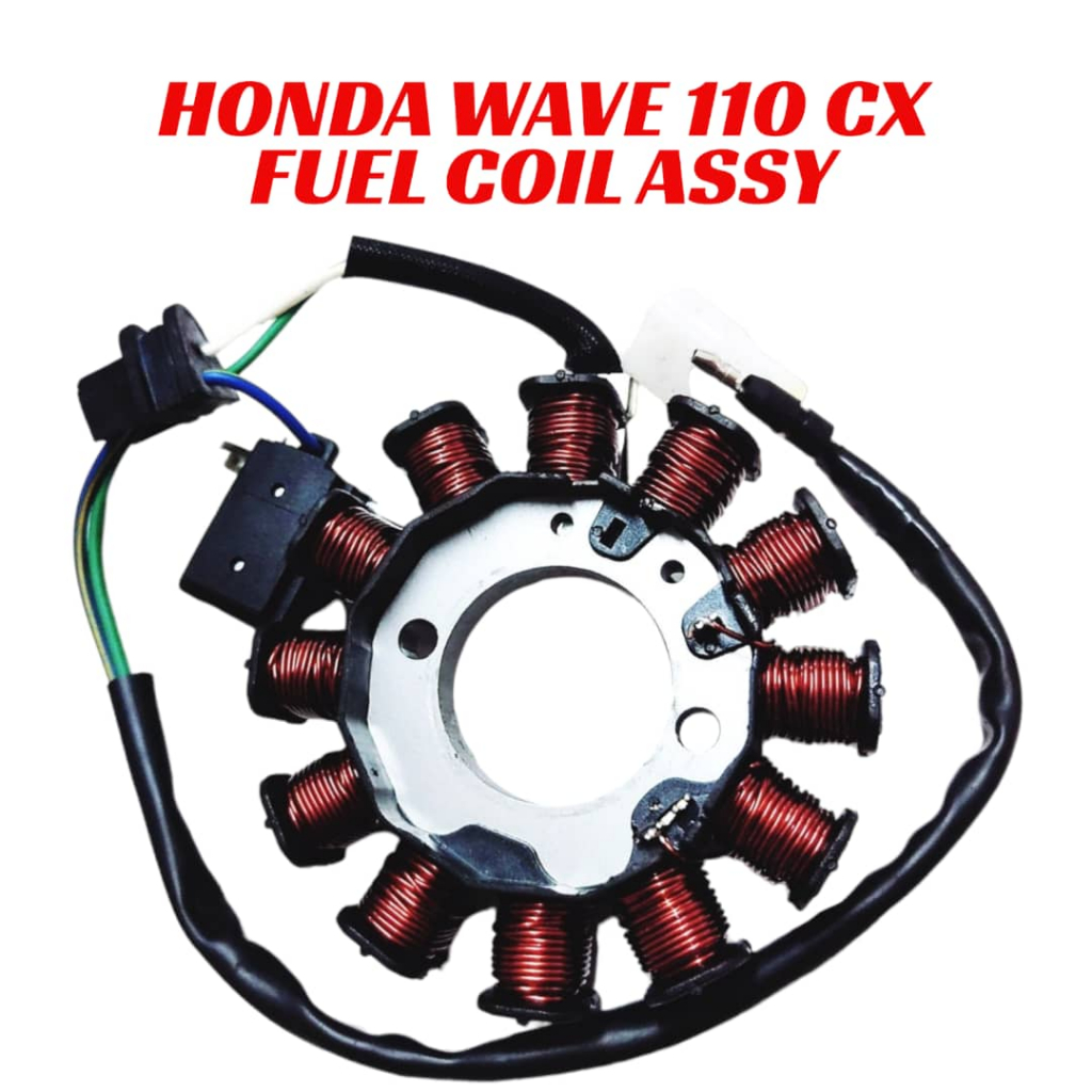 Honda WAVE110CX WAVE 110 CX 4 wire Fuel Coil Assy Startor Coil Assy