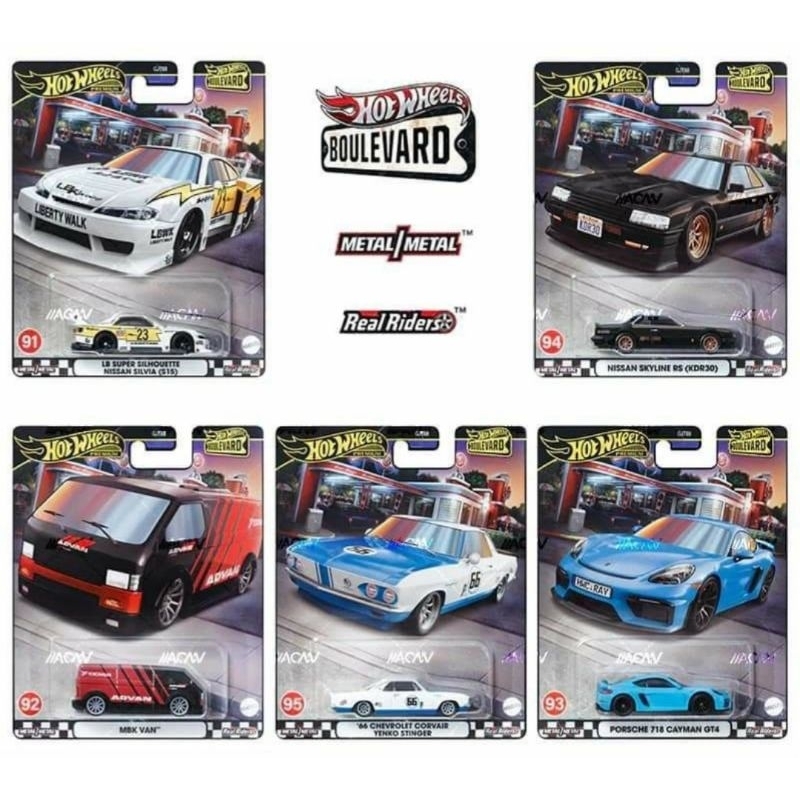 Hot Wheels Boulevard 2024 Nissan Silvia Liberty Walk Nissan Skyline