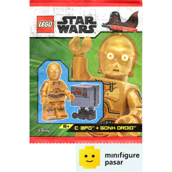 sw1201 & sw1314 Lego Star Wars 912301 - C-3PO and Gonk Droid paper bag ...