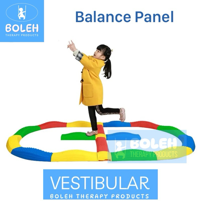BOLEH Walking Balance Board 20 Pieces, Sensory Tactile Board