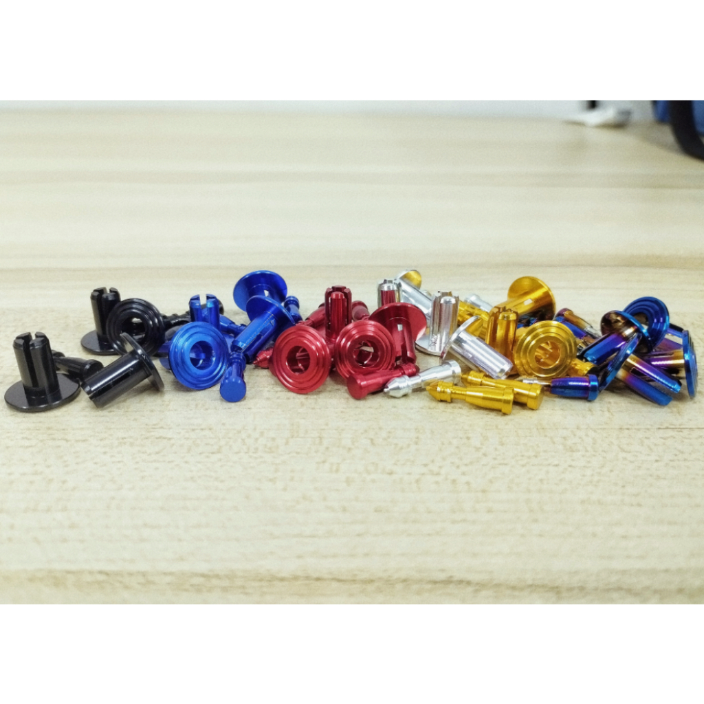 ( 1pc ) CNC Alloy Screw Cover Set Body Clip Rivet Universal Motorcycle ...