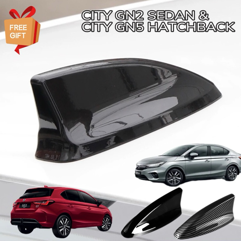 HONDA CITY GN2 GN5 HATCHBACK 2020-2024 SHARK FIN ANTENNA COVER BLACK ...