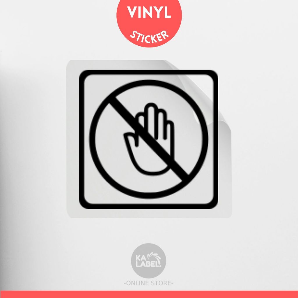 Stop Door Window Glass Sign Sticker - Home / Office / Shop Vinyl ...
