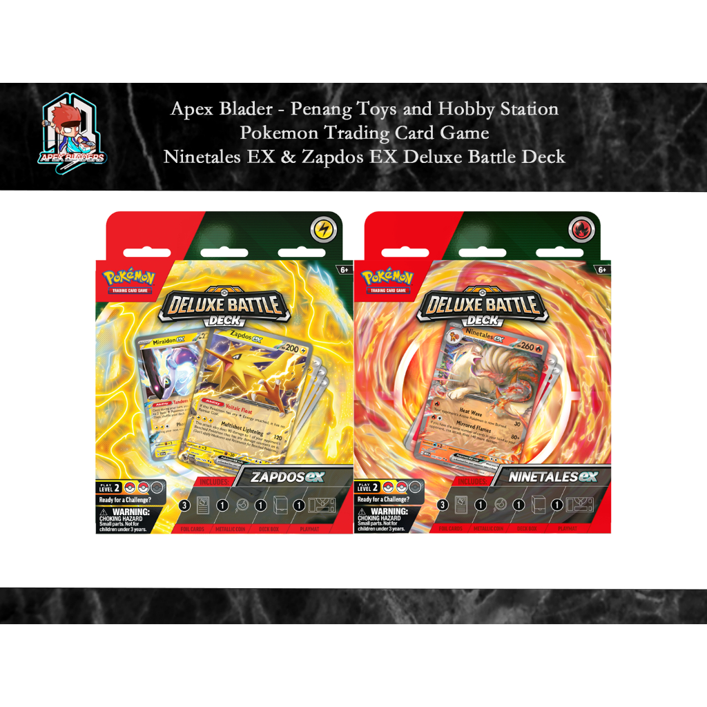 pokmon trading card game ninetales ex deluxe battle deck TCG: or Zapdos ex  Pokemon Plug Let the deluxe battle begin Pokmon TCG: Ninetales ex/Zapdos ex