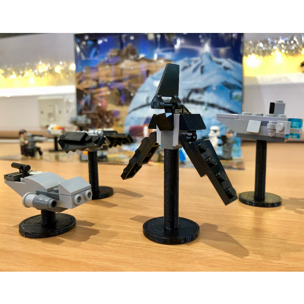 Display Stands for LEGO Star Wars Advent Calendar 2017 (Four Different