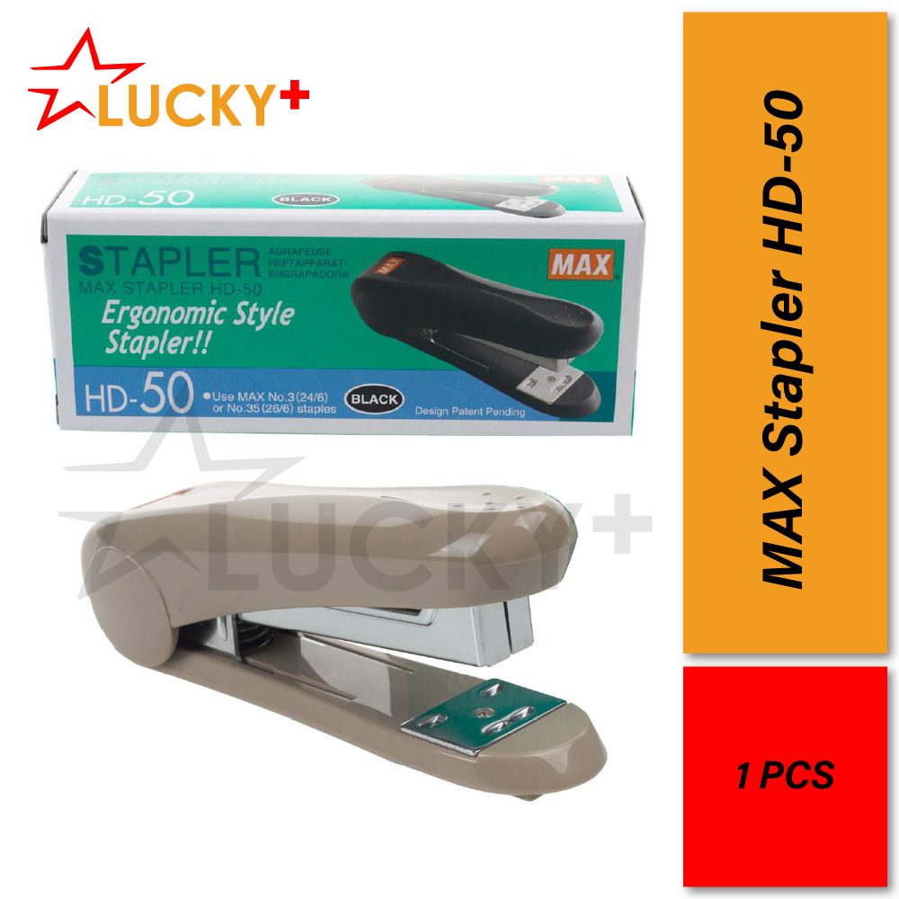 Max Stapler Hd Heavy Duty Stapler Pcs Use Max No Staples Stepler Besar Shopee Philippines