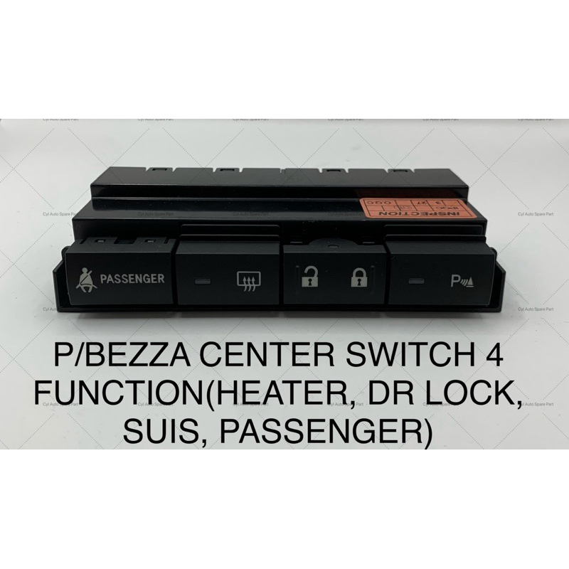 Perodua Bezza Center Switch 2/3/4 Function (Heater,Door Lock, Suis ...
