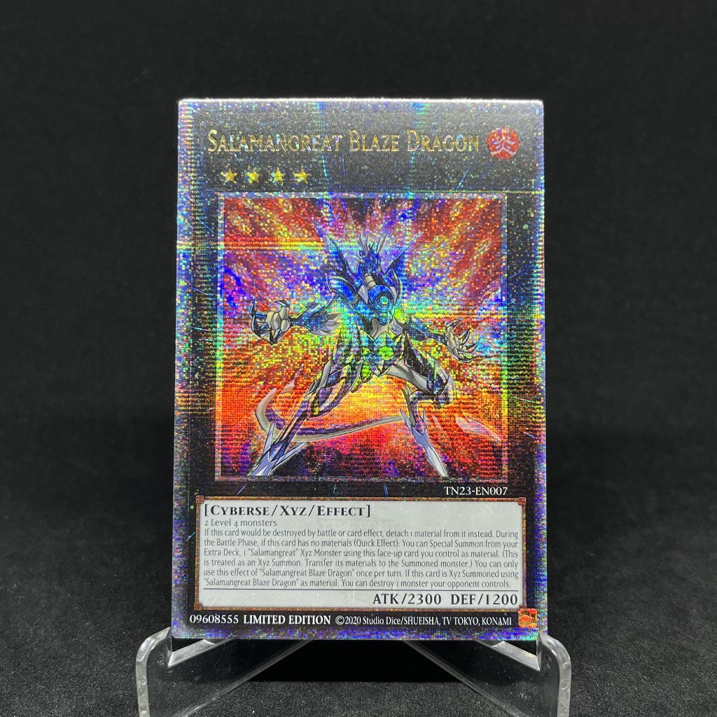 YUGIOH Salamangreat Blaze Dragon Quarter Century Secret QCSER