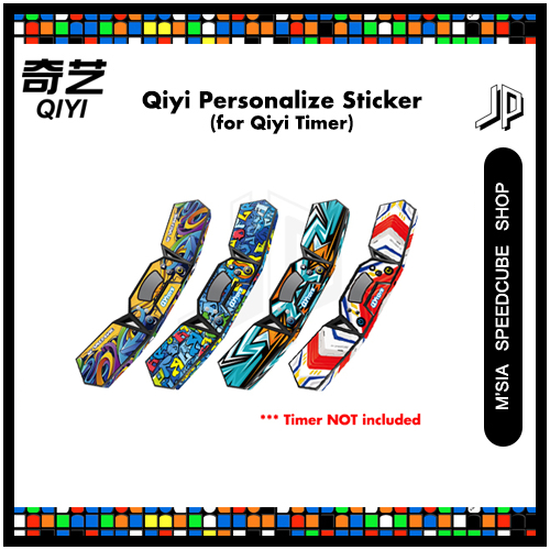[JPEARLY] Qiyi Personalised Sticker for Qiyi Timer 4 different design ...