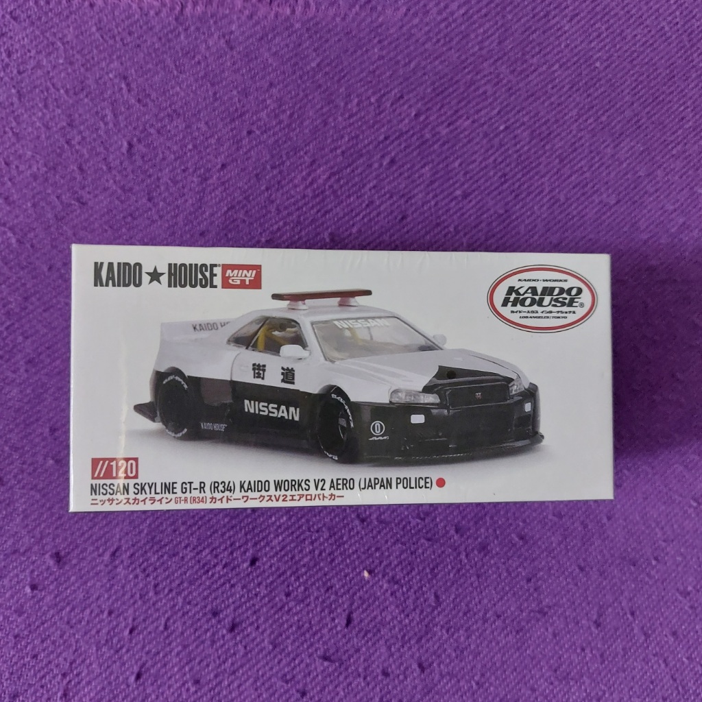 KAIDO HOUSE X MINI GT NISSAN GT-R R34 THE HORNET TAMIYA KHMG093 1/64