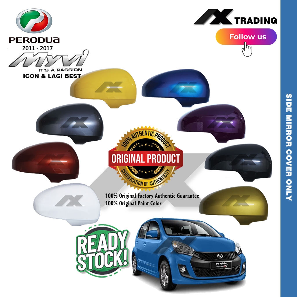 Myvi ,Icon, Lagi Best 20112018 Side Mirror Cover Only Including Paint